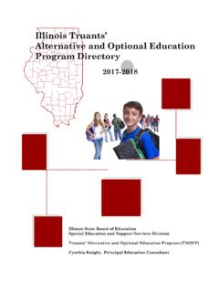Illinois Truants’ Alternative and Optional Education ...