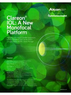 Clareon&#174; IOL: A New Monofocal Platform