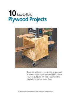 10 Easy-to-Build Plywood Projects - Woodsmith Books