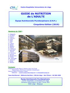 &#201;quipe Nutritionnelle Pluridisciplinaire (E.N.P.)