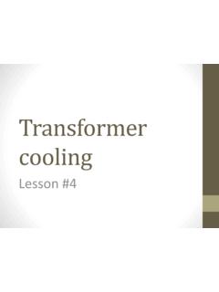 Transformer cooling - Engineering Home Page