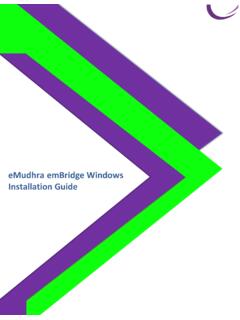 eMudhra emBridge Windows Installation Guide