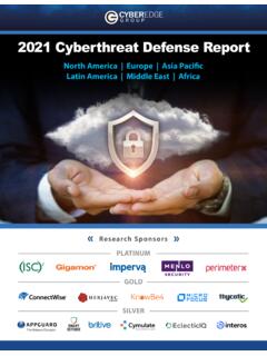 2021 Cyberthreat Defense Report - CyberEdge Group