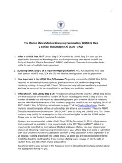 The United States Medical Licensing Examination (USMLE ...