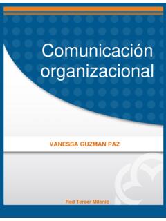 Comunicaci&#243;n organizacional