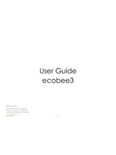 User Guide - ecobee