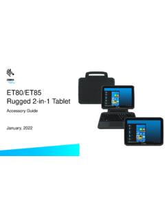 ET80/ET85 Rugged 2-in-1 Tablet