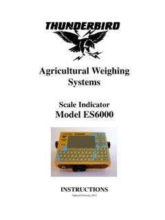 Agricultural Weighing Systems - thunderbird.net.au
