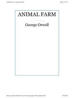 ANIMAL FARM - nbed.nb.ca