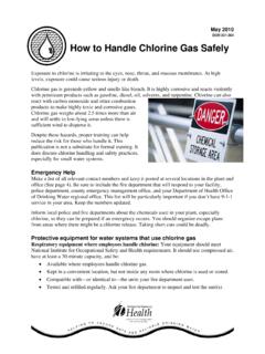 How to handle chlorine gas safely
