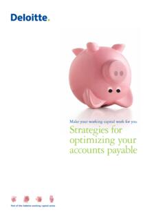 Strategies for optimizing your accounts payable - Deloitte