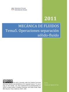 MEC&#193;NICA DE FLUIDOS Tema5. Operaciones separaci&#243;n …