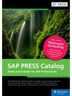 SAP PRESS Catalog - Amazon Web Services, Inc.