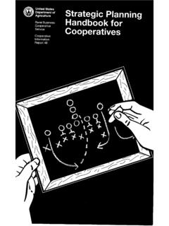Strategic Planning Handbook for Cooperatives