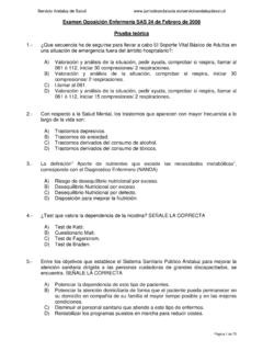Examen Oposici&#243;n Enfermer&#237;a 24 febrero 2008