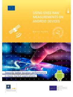 USING GNSS RAW MEASUREMENTS ON ANDROID …