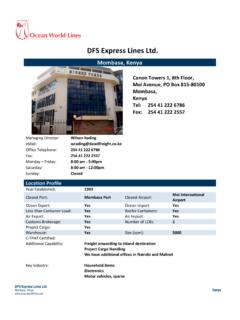 DFS Express Lines Ltd. - Ocean World Lines