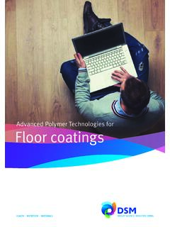Advanced Polymer Technologies for Floor coatings