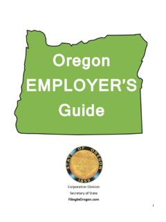 Oregon Employer's Guide