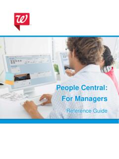 People Central: For Managers