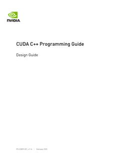 CUDA C++ Programming Guide - NVIDIA Developer