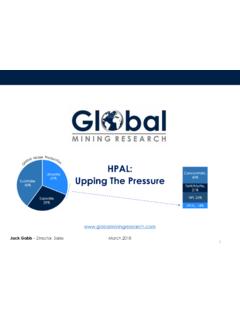 HPAL: Upping The Pressure - gigametals.com