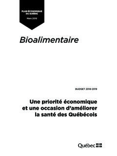 Budget 2018-2019 - Bioalimentaire : une priorit&#233; ...