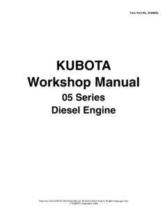 KUBOTA Workshop Manual - bestgenerator.spb.ru