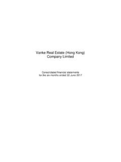 Vanke Real Estate (Hong Kong) Company Limited