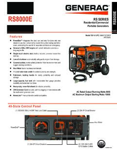 RS8000E - Generac Power Systems