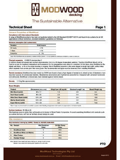 Technical Sheet Page 1 - ModWood