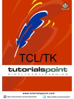 TCL/TK - Tutorialspoint