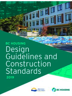 BC Housing Design Guidelines and Construction Standards …