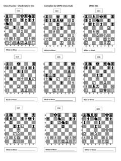 Chess Puzzles – Checkmate in One (Compiled by GMPS Chess  / chess-puzzles -checkmate-in-one-compiled-by-gmps-chess.pdf / PDF4PRO