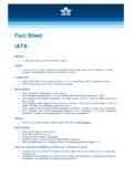 Fact Sheet IATA - IATA - Home