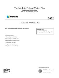 A Nationwide PPO Vision Plan - fedvip.metlife.com