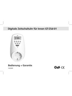 Digitale Zeitschaltuhr f&#252;r Innen GT-ZSd-01