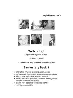 Talk a Lot - Teacher Resources for English, ESL, ESOL, EFL ...