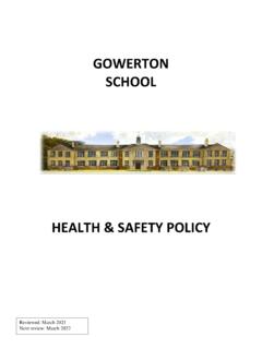 School Health and Safety Policy