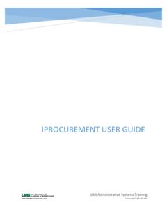 iprocurement User Guide - UAB