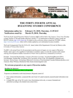 THE FORTY-FOURTH ANNUAL BYZANTINE STUDIES …