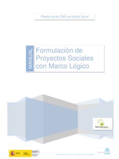 Formulaci&#243;n de MANUAL Proyectos Sociales con Marco L&#243;gico