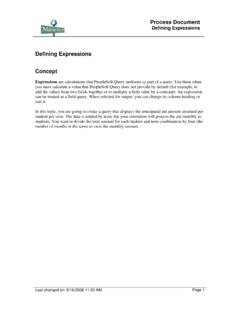 Defining Expressions Concept - University of Maine …