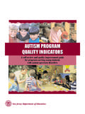 Autism Program Quality Indicators