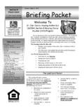 Version: November 8, 2017 Section 8 Briefing Packet