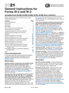 2021 General Instructions for Forms W-2 and W-3