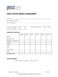 Field Office Needs Assessment Form - Adobe