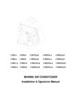 MARINE AIR CONDITIONER Installation &amp; Operation Manual
