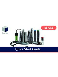 EL-USB Quick Start Guide - Lascar Electronics Ltd