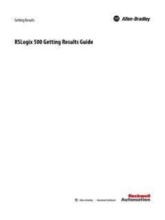 RSLogix 500 Getting Results Guide - Rockwell …